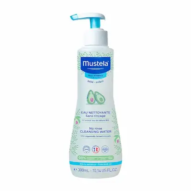 Água de Limpeza Mustela Bebê Sem Enxágue com 300ml