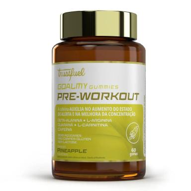 Pré-treino Goalmy Gummies Pre-Workout Trustfuel 60 gomas