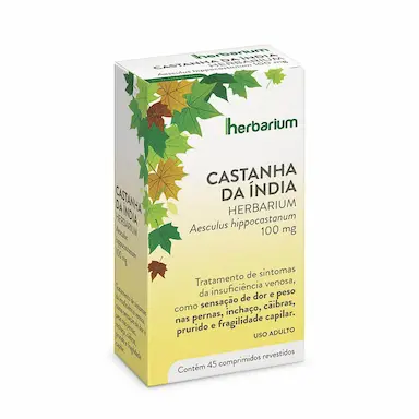 Castanha da Índia Herbarium 100mg com 45 comprimidos