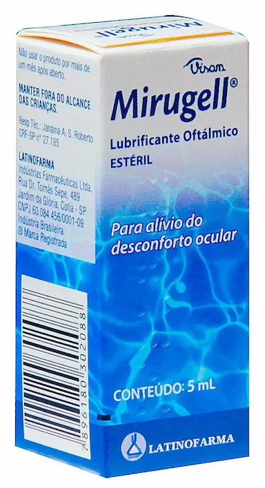 Mirugell Lubrificante Oftálmico com 5ml