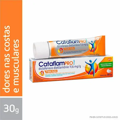 CataflamPRO Diclofenaco Dietilamônio 11,6mg/g Emulgel 30g