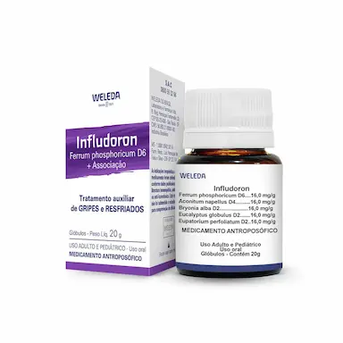 Infludoron Ferrum Phosphoricum D6 + Associações Glóbulos 20g