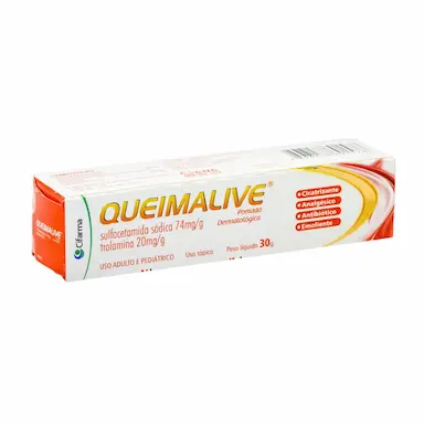 Queimalive 74mg/g + 20mg/g Pomada 30g