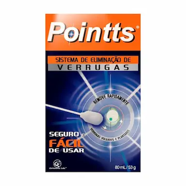 Pointts Sistema de Eliminação de Verrugas 80ml