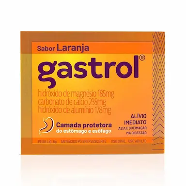 Gastrol Sabor Laranja Pó Efervescente 5g