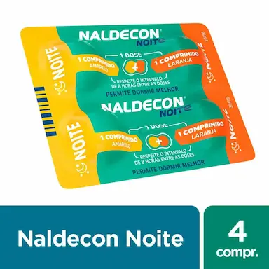 Naldecon Noite 4 comprimidos