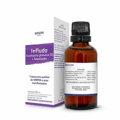 Infludo Eucalyptus Globulus D3 + Associações Solução Oral 50ml