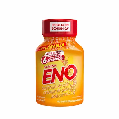 Sal de Fruta Eno Laranja Pó Efervescente 100g