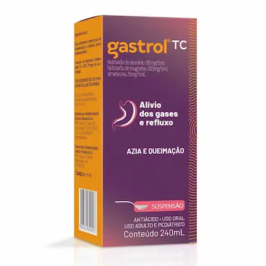Gastrol TC 185mg/5ml + 200mg/5ml + 25mg/5ml Suspensão Oral 240ml