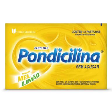 Pastilhas Pondicilina Mel e Limão 12 pastilhas