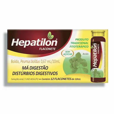 Hepatilon 12 Flaconetes de 10ml cada