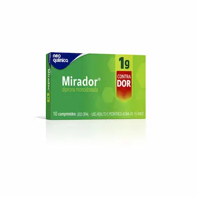 Mirador Dipirona Monoidratada 1g 10 Comprimidos