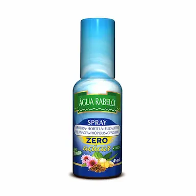 Spray Aromatizante Bucal Água Rabelo Zero Açúcar Sabor Menta 45ml
