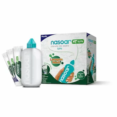 Nasoar XT 5% 15 Envelopes + Lavador Nasal 240ml