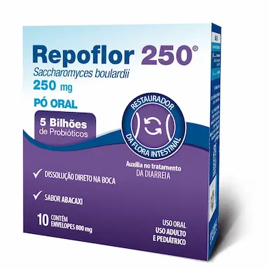 Repoflor 250mg Pó Oral 10 Sachês