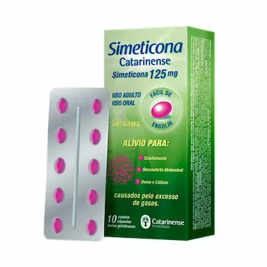 Simeticona Catarinense 125mg 10 cápsulas