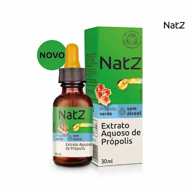 Extrato de Própolis Verde Natz Sem Álcool 30ml
