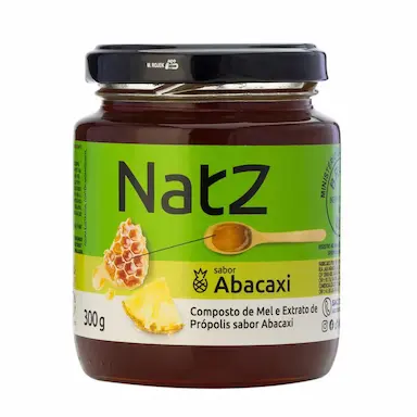 Composto de Mel e Própolis Natz Abacaxi 300g