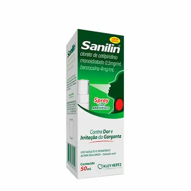 Spray para Garganta Sanilin Sabor Menta 50ml