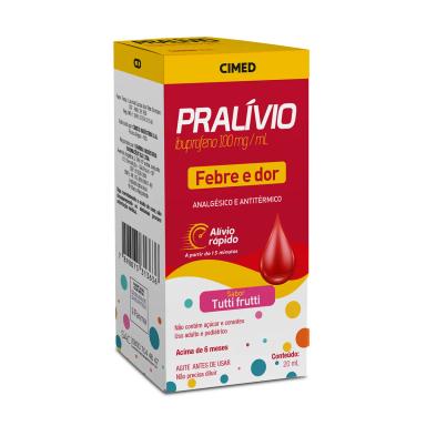 Pralivio 100 mg/ml Suspensão Oral 20ml
