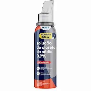 Descongestionante Nasal bwell 0,9% Spray Jato Forte 100ml