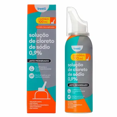 Descongestionante Nasal bwell 0,9% Spray Jato Moderado 100ml