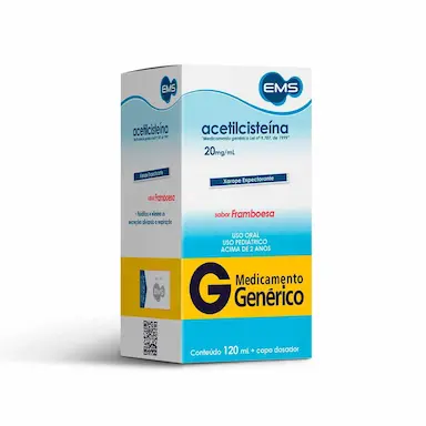 Acetilcisteína 20mg/ml Xarope Infantil 120ml EMS Genérico