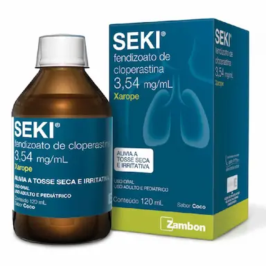 Seki Fendizoato de Cloperastina 3,54mg/ml Sabor Coco Xarope 120ml
