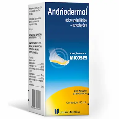 Antimicótico Andriodermol Solução Tópica 50ml