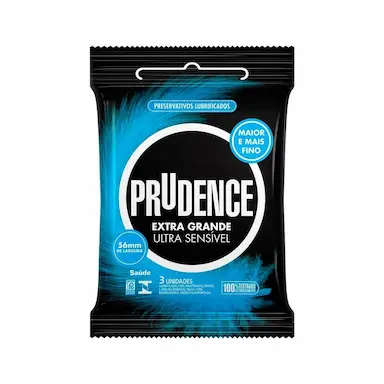 Camisinha Prudence Extra Gran Ultra Sensível 3 unidades