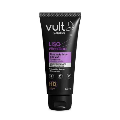 Creme Defrizante Termoprotetor Vult Cabelos Liso Profundo 100ml