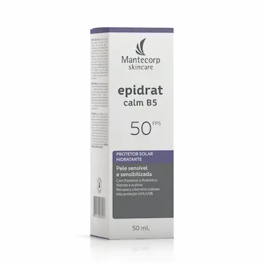 Protetor Solar Hidratante Epidrat Calm B5 FPS 50 Bisnaga 50ml