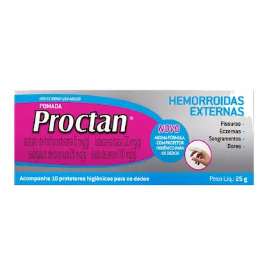 Proctan Pomada 25g - 10 protetores