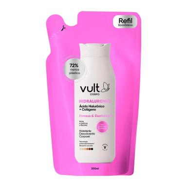 Refil Hidratante Desodorante Corporal Vult Corpo Hidraluronic Colágeno 300ml