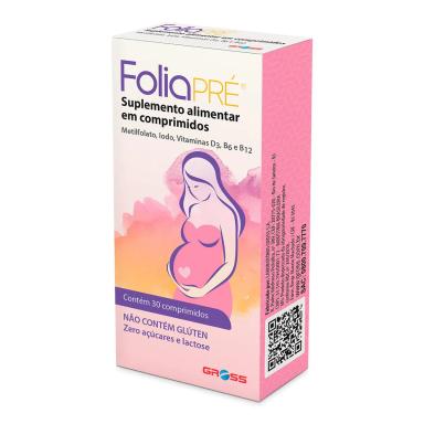Polivitamínico FoliaPRÉ para Gestantes 30 comprimidos