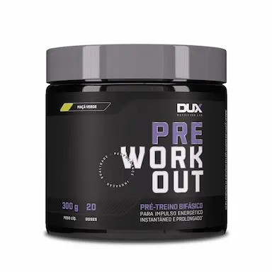 Pré-treino Pre Workout Dux Nutrition Maçã Verde 300g