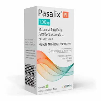 Pasalix PI Passiflora Incarnata L.1000mg 20 comprimidos