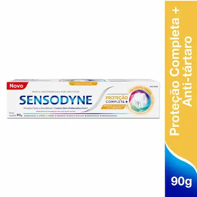 Creme Dental Sensodyne Proteção Completa + Antitártaro 90g