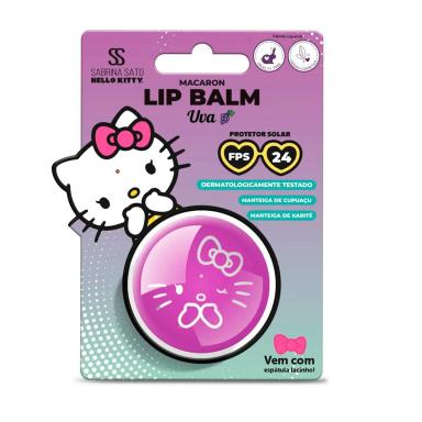 Lip Balm Macaron Sabrina Sato Hello Kitty Uva FPS 24 8g