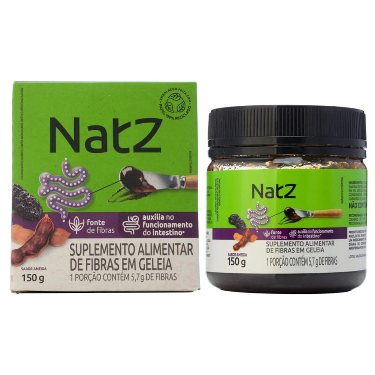 Geleia de Fibras Natz 150g