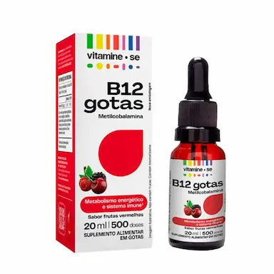 Vitamina B12 Vitamine-se Gotas Sublingual 20ml