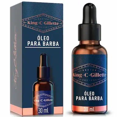 Óleo para Barba King C. Gillette 30ml