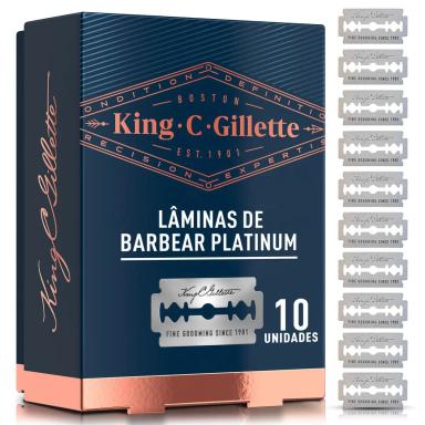 Carga para Barbeador King C. Gillette Duplo Fio 10 unidades