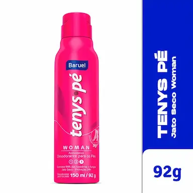 Desodorante para os pés Tenys Pé Feminino Jato Seco com 150ml