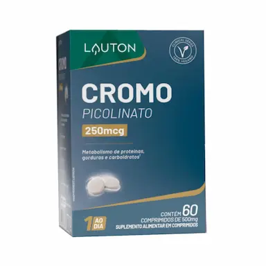 Picolinato de Cromo Lauton 250mcg 60 comprimidos