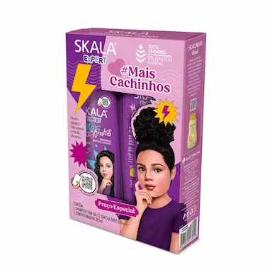 Kit #MaisCachinhos Skala Expert Shampoo 325ml + Condicionador 325ml