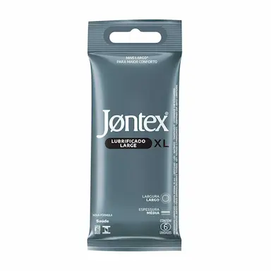 Camisinha Jontex Lubrificado XL 6 unidades