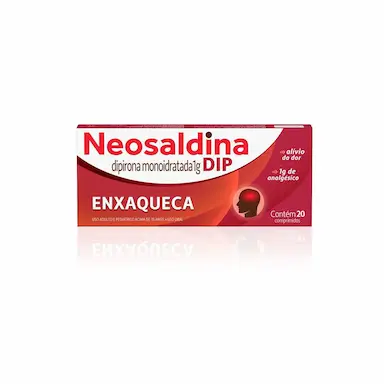 Neosaldina DIP Dipirona 1g 20 comprimidos