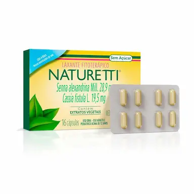 Naturetti Extratos Vegetais Sem Açúcar 16 cápsulas