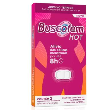 Buscofem Hot Adesivo Termico 2 sachês